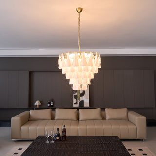 Lila Tiered Fabric Chandelier