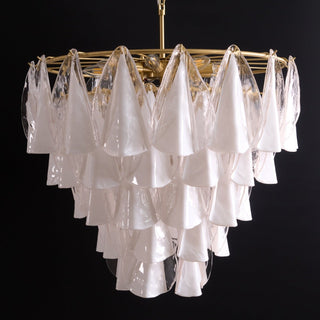 Lila Tiered Fabric Chandelier