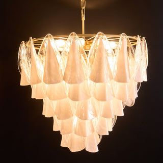 Lila Tiered Fabric Chandelier