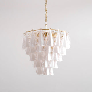 Lila Tiered Fabric Chandelier