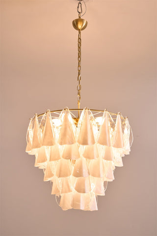 Lila Tiered Fabric Chandelier