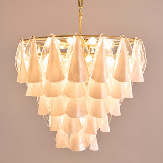 Lila Tiered Fabric Chandelier