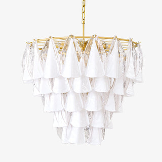 Lila Tiered Fabric Chandelier