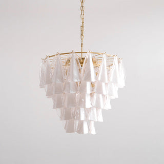 Lila Tiered Fabric Chandelier
