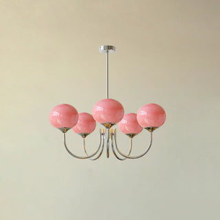 Marshmallow Contemporary Glass Chandelier