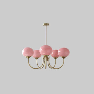 Marshmallow Contemporary Glass Chandelier