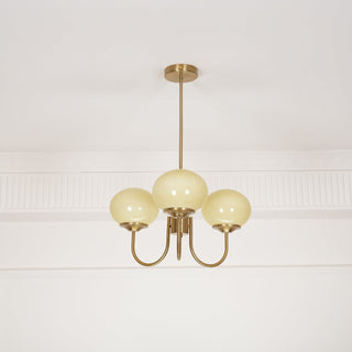 Marshmallow Contemporary Glass Chandelier