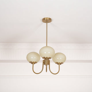 Marshmallow Contemporary Glass Chandelier
