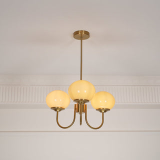 Marshmallow Contemporary Glass Chandelier