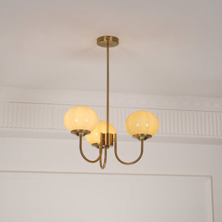 Marshmallow Contemporary Glass Chandelier