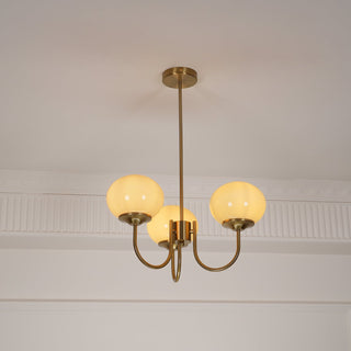 Marshmallow Contemporary Glass Chandelier