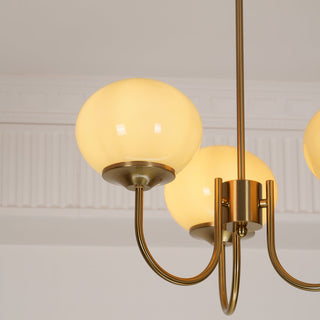 Marshmallow Contemporary Glass Chandelier