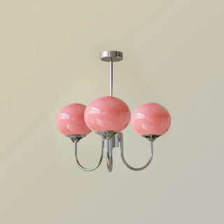 Marshmallow Contemporary Glass Chandelier