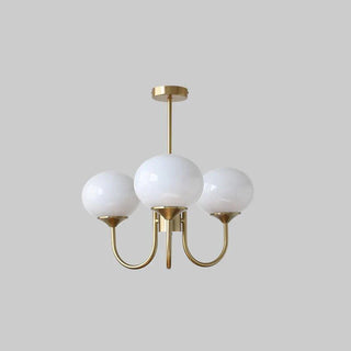Marshmallow Contemporary Glass Chandelier