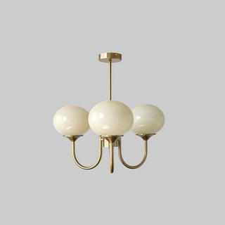 Marshmallow Contemporary Glass Chandelier