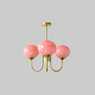 Marshmallow Contemporary Glass Chandelier