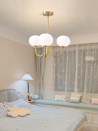 Marshmallow Contemporary Glass Chandelier