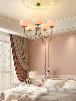 Marshmallow Contemporary Glass Chandelier