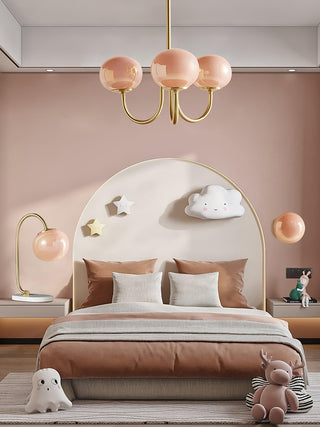 Marshmallow Contemporary Glass Chandelier