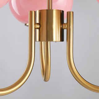 Marshmallow Contemporary Glass Chandelier