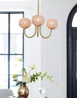 Marshmallow Contemporary Glass Chandelier