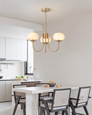 Marshmallow Contemporary Glass Chandelier