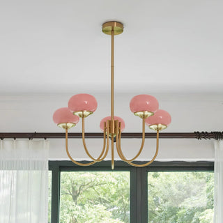 Marshmallow Contemporary Glass Chandelier