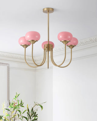Marshmallow Contemporary Glass Chandelier