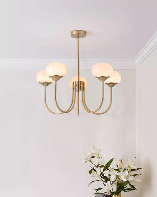 Marshmallow Contemporary Glass Chandelier