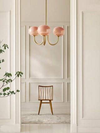 Marshmallow Contemporary Glass Chandelier