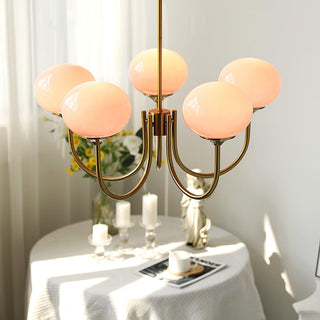 Marshmallow Contemporary Glass Chandelier