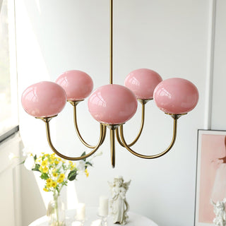Marshmallow Contemporary Glass Chandelier