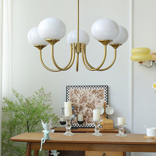 Marshmallow Contemporary Glass Chandelier