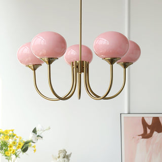 Marshmallow Contemporary Glass Chandelier