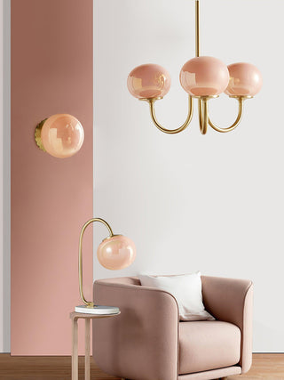 Marshmallow Contemporary Glass Chandelier