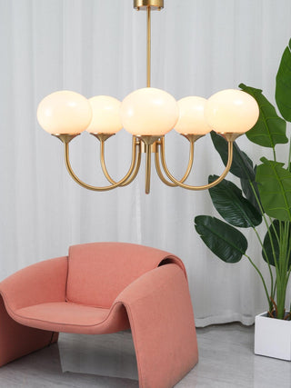 Marshmallow Contemporary Glass Chandelier