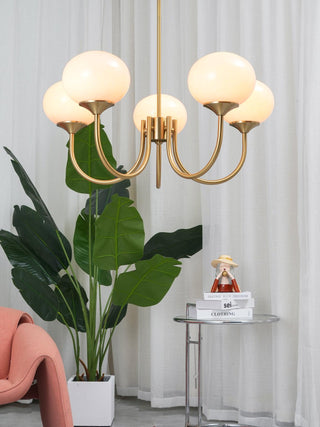 Marshmallow Contemporary Glass Chandelier