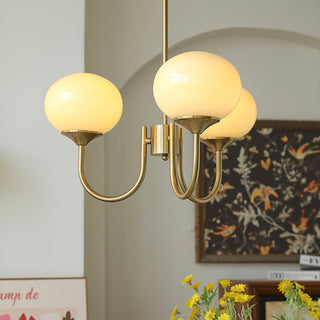 Marshmallow Contemporary Glass Chandelier