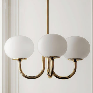Marshmallow Contemporary Glass Chandelier