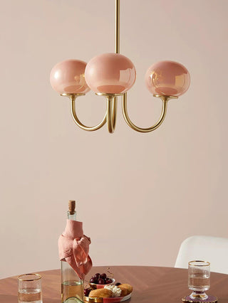 Marshmallow Contemporary Glass Chandelier