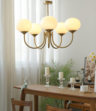 Marshmallow Contemporary Glass Chandelier