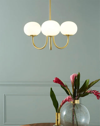 Marshmallow Contemporary Glass Chandelier
