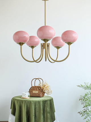 Marshmallow Contemporary Glass Chandelier