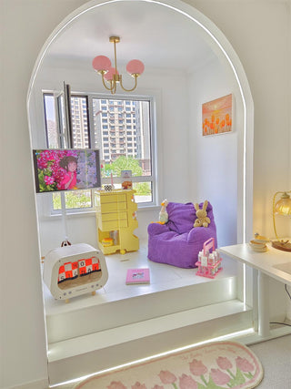 Marshmallow Contemporary Glass Chandelier