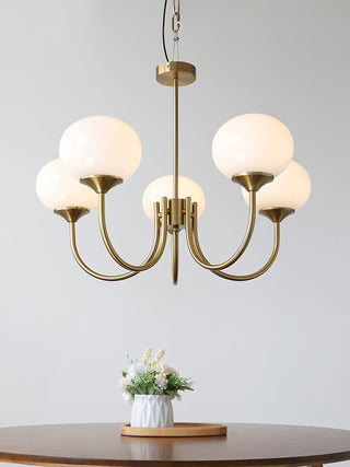 Marshmallow Contemporary Glass Chandelier