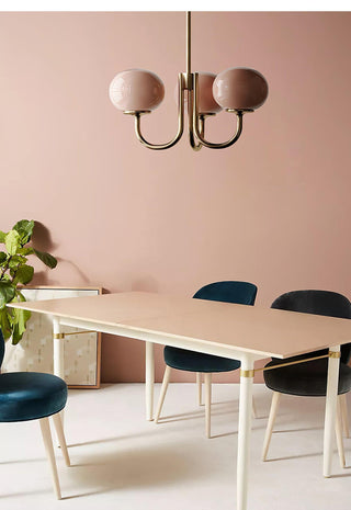 Marshmallow Contemporary Glass Chandelier