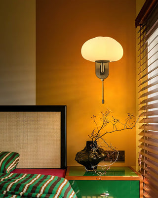 Nubia Modern Wood Glass Wall Lamp