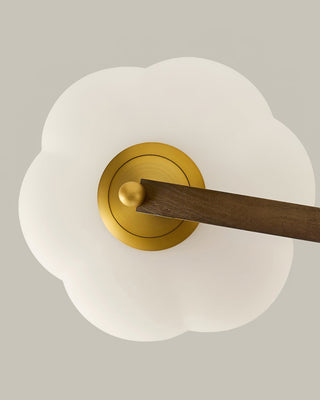 Nubia Modern Wood Glass Wall Lamp