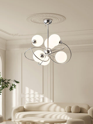 Maru Sculptural Metal Chandelier