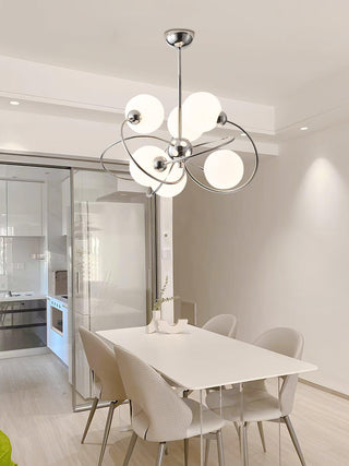 Maru Sculptural Metal Chandelier